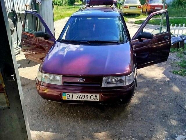 Красный ВАЗ 2112, объемом двигателя 1.6 л и пробегом 74 тыс. км за 2600 $, фото 1 на Automoto.ua