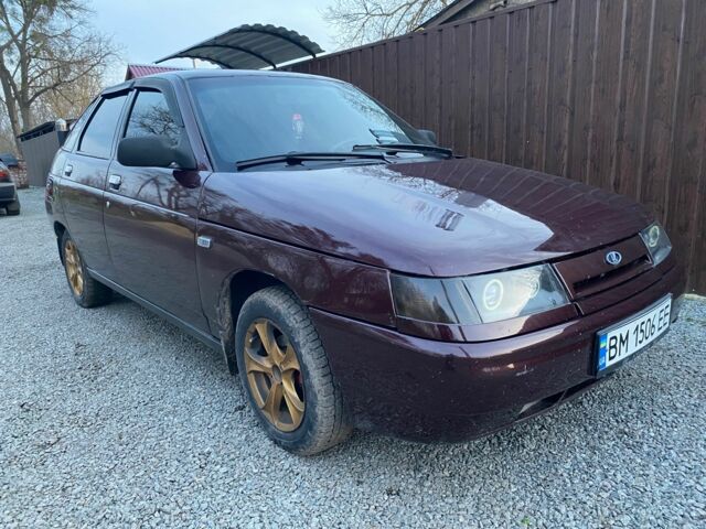 Красный ВАЗ 2112, объемом двигателя 1.6 л и пробегом 186 тыс. км за 1800 $, фото 1 на Automoto.ua