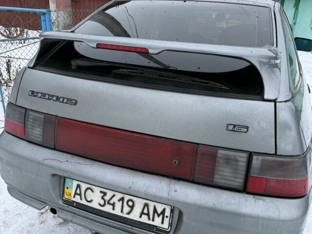 Серый ВАЗ 2112, объемом двигателя 1.6 л и пробегом 350 тыс. км за 900 $, фото 1 на Automoto.ua