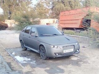 Серый ВАЗ 2112, объемом двигателя 1.6 л и пробегом 170 тыс. км за 4500 $, фото 1 на Automoto.ua