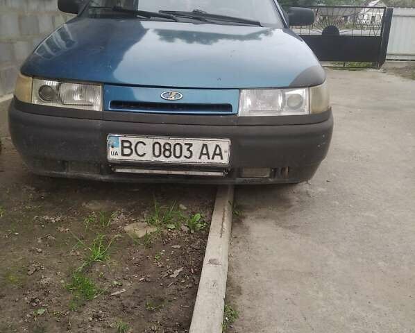 Синий ВАЗ 2112, объемом двигателя 1.5 л и пробегом 350 тыс. км за 1000 $, фото 1 на Automoto.ua