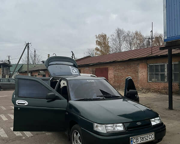 Зеленый ВАЗ 2112, объемом двигателя 1.6 л и пробегом 342 тыс. км за 1700 $, фото 1 на Automoto.ua