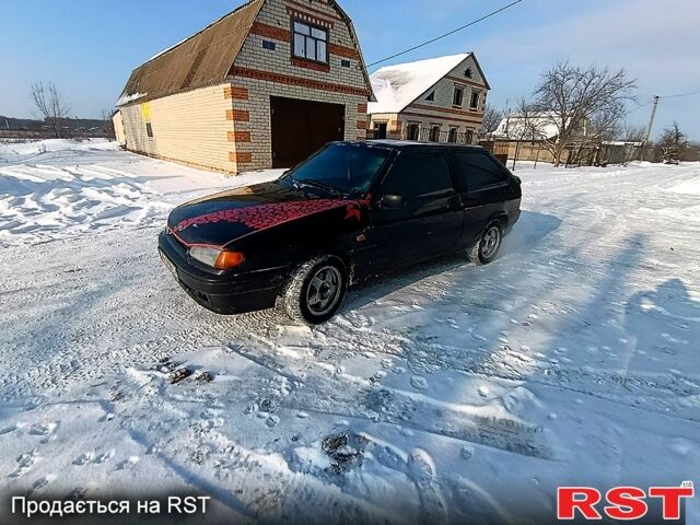 Черный ВАЗ 2113 Самара, объемом двигателя 1.5 л и пробегом 200 тыс. км за 1600 $, фото 1 на Automoto.ua