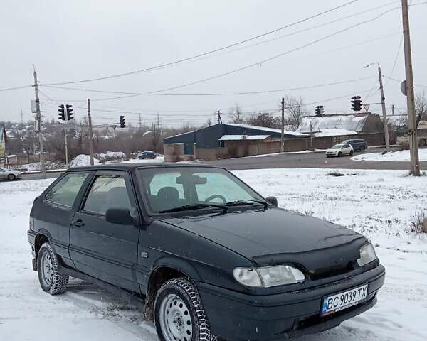 Черный ВАЗ 2113 Самара, объемом двигателя 1.6 л и пробегом 248 тыс. км за 1400 $, фото 1 на Automoto.ua