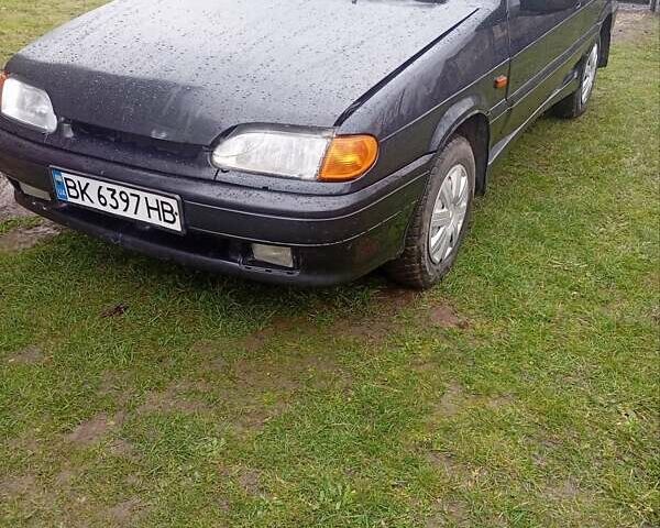 Черный ВАЗ 2113 Самара, объемом двигателя 1.5 л и пробегом 250 тыс. км за 1350 $, фото 1 на Automoto.ua