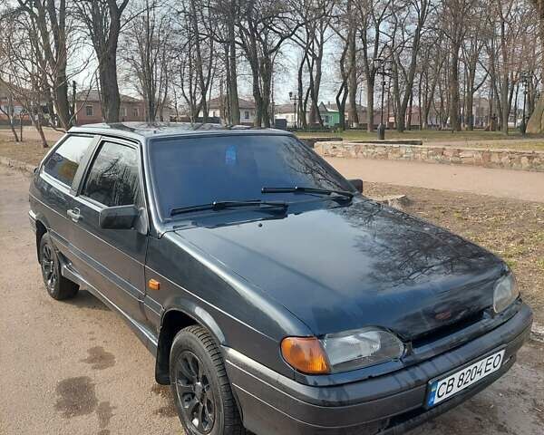 Черный ВАЗ 2113 Самара, объемом двигателя 1.6 л и пробегом 214 тыс. км за 1700 $, фото 1 на Automoto.ua