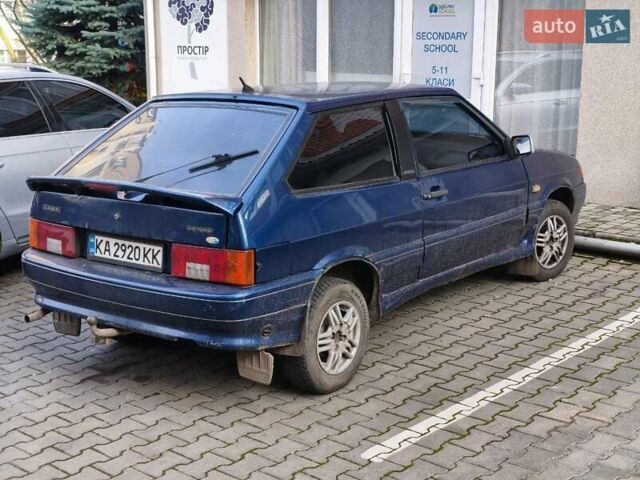 Синій ВАЗ 2113 Самара, об'ємом двигуна 1.6 л та пробігом 189 тис. км за 2100 $, фото 1 на Automoto.ua