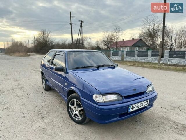 Синий ВАЗ 2113 Самара, объемом двигателя 1.5 л и пробегом 258 тыс. км за 1450 $, фото 1 на Automoto.ua