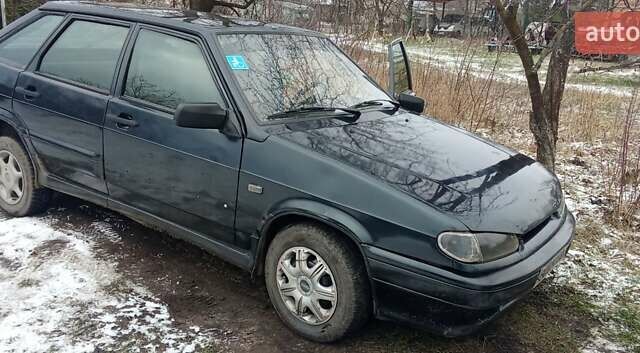 Черный ВАЗ 2114 Самара, объемом двигателя 1.5 л и пробегом 115 тыс. км за 1400 $, фото 1 на Automoto.ua