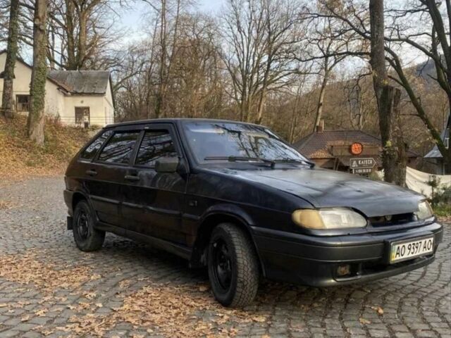 Черный ВАЗ 2114 Самара, объемом двигателя 1.5 л и пробегом 260 тыс. км за 550 $, фото 1 на Automoto.ua