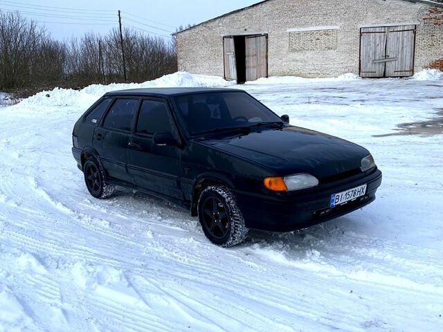 Черный ВАЗ 2114 Самара, объемом двигателя 1.5 л и пробегом 26000 тыс. км за 1350 $, фото 1 на Automoto.ua