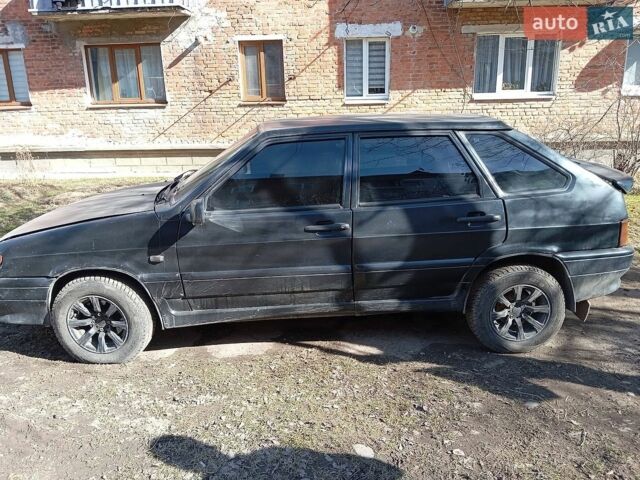 Черный ВАЗ 2114 Самара, объемом двигателя 1.5 л и пробегом 350 тыс. км за 1000 $, фото 1 на Automoto.ua