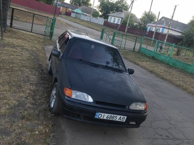 Черный ВАЗ 2114 Самара, объемом двигателя 1.5 л и пробегом 190 тыс. км за 1650 $, фото 1 на Automoto.ua