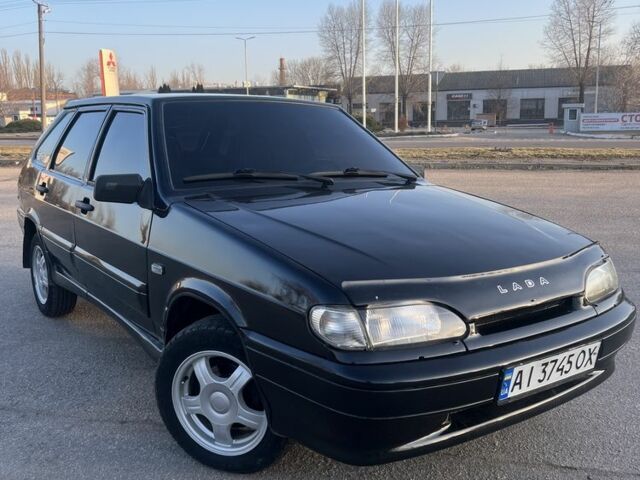 Черный ВАЗ 2114 Самара, объемом двигателя 1.5 л и пробегом 140 тыс. км за 1999 $, фото 1 на Automoto.ua