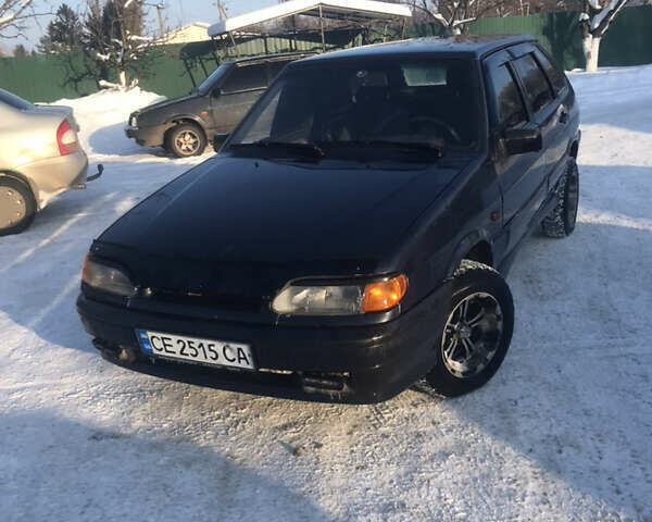 Черный ВАЗ 2114 Самара, объемом двигателя 1.6 л и пробегом 306 тыс. км за 1399 $, фото 1 на Automoto.ua