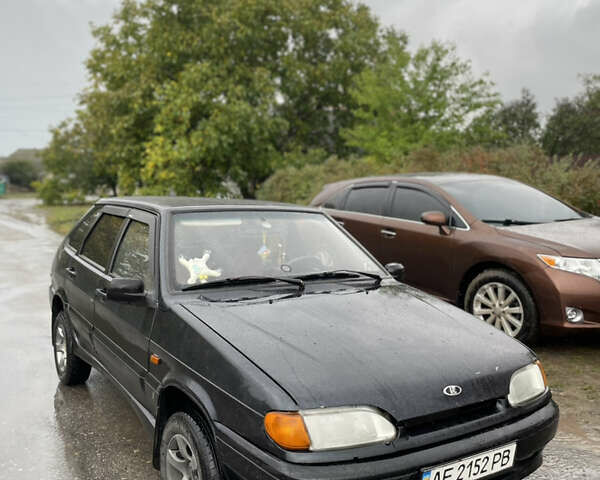 Черный ВАЗ 2114 Самара, объемом двигателя 1.59 л и пробегом 210 тыс. км за 1500 $, фото 1 на Automoto.ua