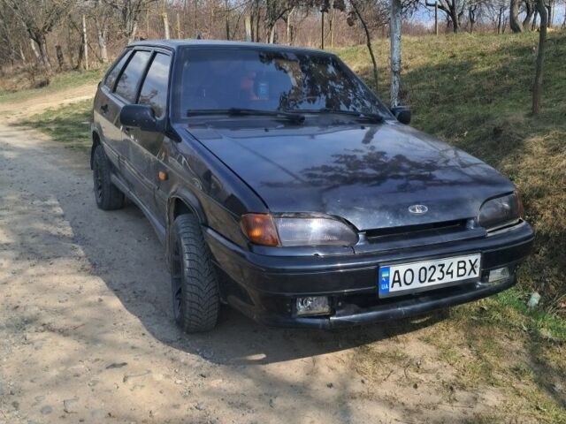 Чорний ВАЗ 2114 Самара, об'ємом двигуна 1.6 л та пробігом 190 тис. км за 900 $, фото 1 на Automoto.ua