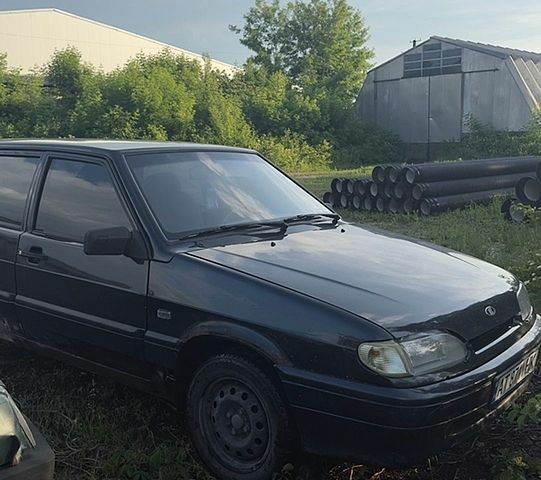 Черный ВАЗ 2114 Самара, объемом двигателя 1.6 л и пробегом 167 тыс. км за 1100 $, фото 1 на Automoto.ua