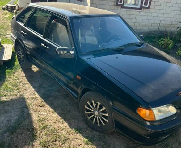 Черный ВАЗ 2114 Самара, объемом двигателя 1.6 л и пробегом 250 тыс. км за 1500 $, фото 1 на Automoto.ua