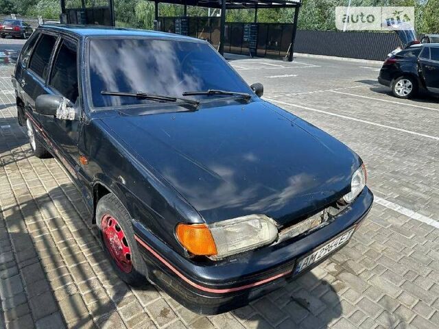 Черный ВАЗ 2114 Самара, объемом двигателя 1.6 л и пробегом 55 тыс. км за 600 $, фото 1 на Automoto.ua