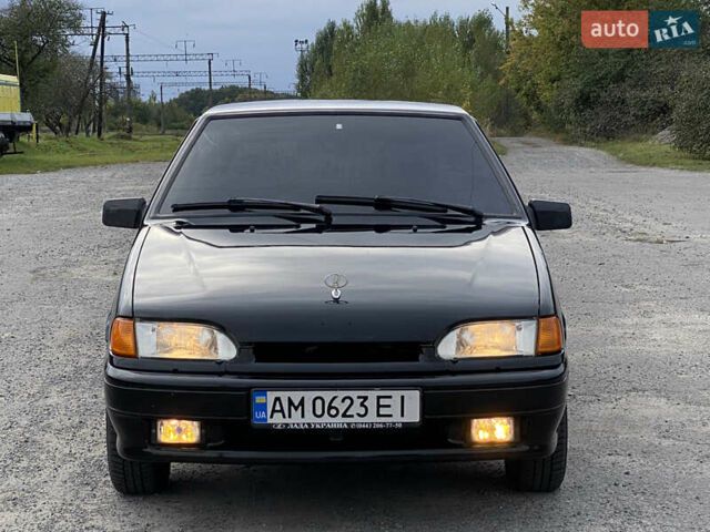 Чорний ВАЗ 2114 Самара, об'ємом двигуна 1.6 л та пробігом 190 тис. км за 1850 $, фото 1 на Automoto.ua