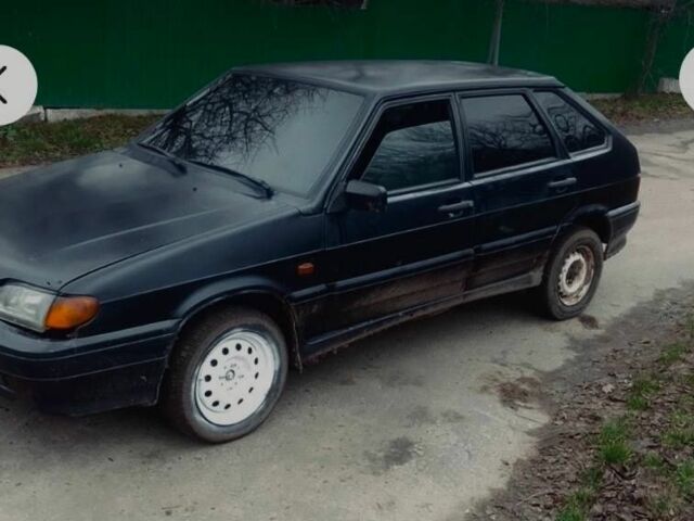 Черный ВАЗ 2114 Самара, объемом двигателя 1.6 л и пробегом 200 тыс. км за 950 $, фото 1 на Automoto.ua