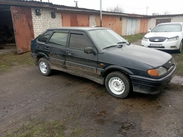 Черный ВАЗ 2114 Самара, объемом двигателя 1.6 л и пробегом 250 тыс. км за 1200 $, фото 1 на Automoto.ua