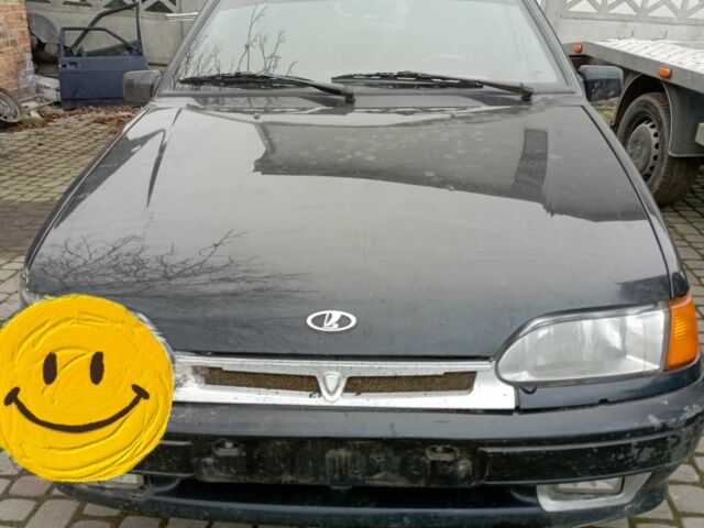 Черный ВАЗ 2114 Самара, объемом двигателя 1 л и пробегом 130 тыс. км за 1000 $, фото 1 на Automoto.ua