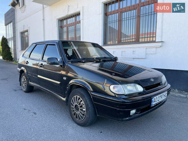 Черный ВАЗ 2114 Самара, объемом двигателя 1.6 л и пробегом 200 тыс. км за 1700 $, фото 1 на Automoto.ua
