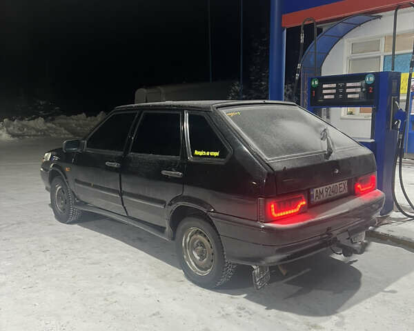 Черный ВАЗ 2114 Самара, объемом двигателя 1.6 л и пробегом 11 тыс. км за 2200 $, фото 1 на Automoto.ua