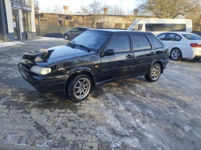 Черный ВАЗ 2114 Самара, объемом двигателя 1.6 л и пробегом 111 тыс. км за 1850 $, фото 1 на Automoto.ua