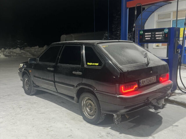 Чорний ВАЗ 2114 Самара, об'ємом двигуна 1.6 л та пробігом 111 тис. км за 2100 $, фото 1 на Automoto.ua