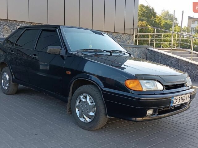 Черный ВАЗ 2114 Самара, объемом двигателя 1.6 л и пробегом 130 тыс. км за 4800 $, фото 1 на Automoto.ua