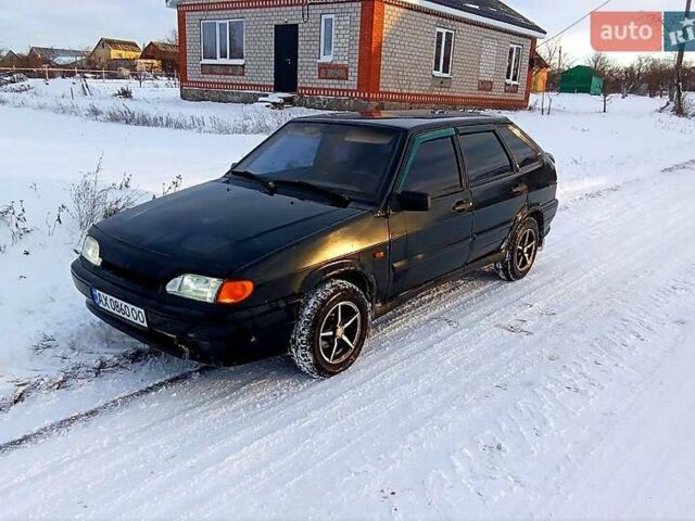 Черный ВАЗ 2114 Самара, объемом двигателя 1.6 л и пробегом 200 тыс. км за 2100 $, фото 1 на Automoto.ua