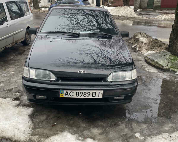 Черный ВАЗ 2114 Самара, объемом двигателя 1.6 л и пробегом 130 тыс. км за 3100 $, фото 1 на Automoto.ua