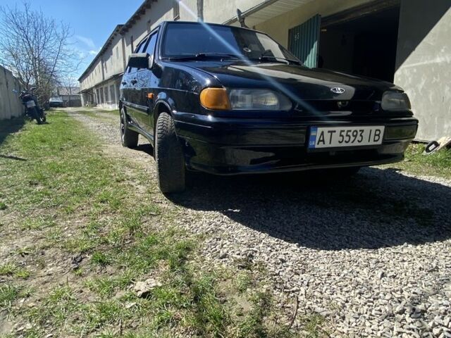 Черный ВАЗ 2114 Самара, объемом двигателя 1.6 л и пробегом 183 тыс. км за 2000 $, фото 1 на Automoto.ua