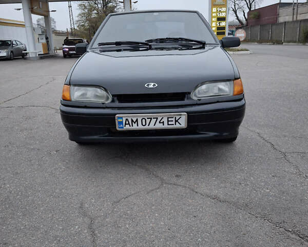 Черный ВАЗ 2114 Самара, объемом двигателя 1.6 л и пробегом 198 тыс. км за 2300 $, фото 1 на Automoto.ua