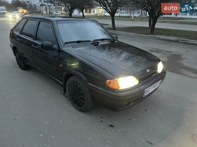 Черный ВАЗ 2114 Самара, объемом двигателя 1.6 л и пробегом 114 тыс. км за 3200 $, фото 1 на Automoto.ua
