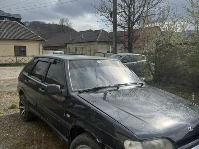 Черный ВАЗ 2114 Самара, объемом двигателя 1.5 л и пробегом 180 тыс. км за 450 $, фото 1 на Automoto.ua