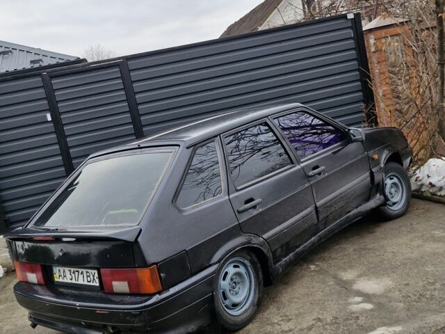 Черный ВАЗ 2114 Самара, объемом двигателя 2 л и пробегом 322 тыс. км за 699 $, фото 1 на Automoto.ua