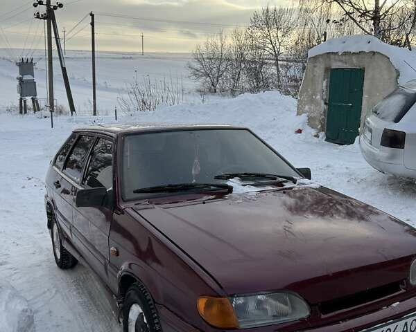 Червоний ВАЗ 2114 Самара, об'ємом двигуна 1.6 л та пробігом 110 тис. км за 1750 $, фото 1 на Automoto.ua