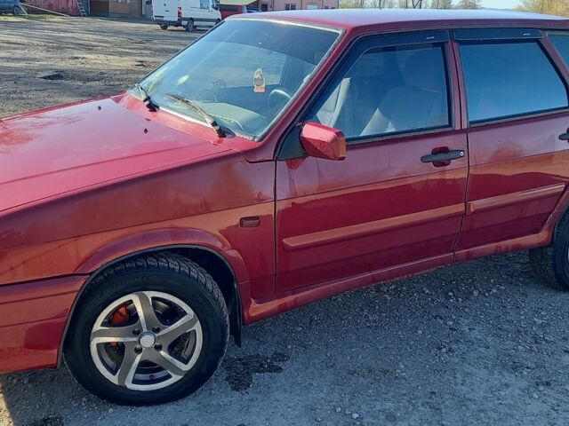 Красный ВАЗ 2114 Самара, объемом двигателя 1 л и пробегом 120 тыс. км за 1800 $, фото 1 на Automoto.ua