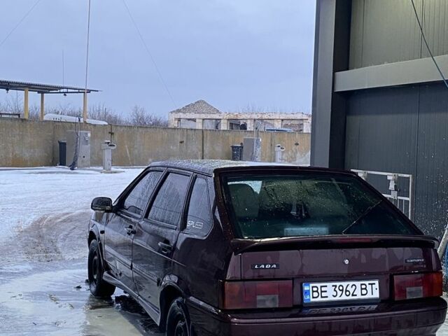 Красный ВАЗ 2114 Самара, объемом двигателя 1.6 л и пробегом 66 тыс. км за 2450 $, фото 1 на Automoto.ua