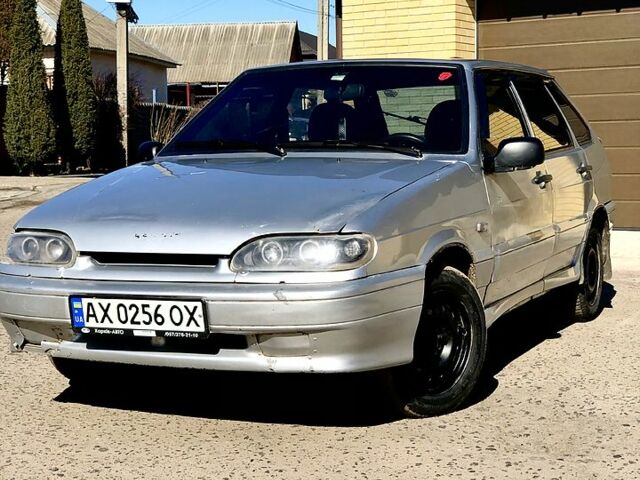 Серый ВАЗ 2114 Самара, объемом двигателя 1.5 л и пробегом 150 тыс. км за 1200 $, фото 1 на Automoto.ua