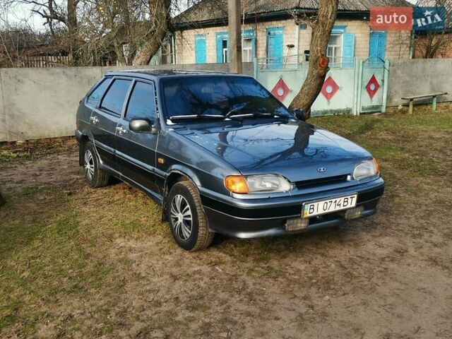 Серый ВАЗ 2114 Самара, объемом двигателя 1.5 л и пробегом 350 тыс. км за 2000 $, фото 1 на Automoto.ua