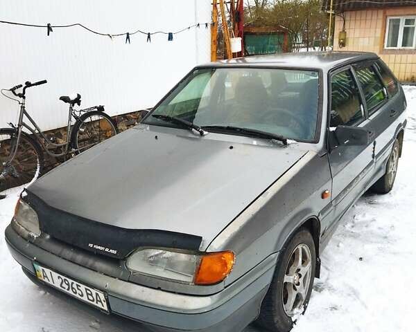 Серый ВАЗ 2114 Самара, объемом двигателя 1.6 л и пробегом 130 тыс. км за 1500 $, фото 1 на Automoto.ua