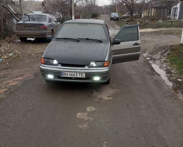 Серый ВАЗ 2114 Самара, объемом двигателя 1.6 л и пробегом 200 тыс. км за 1700 $, фото 1 на Automoto.ua