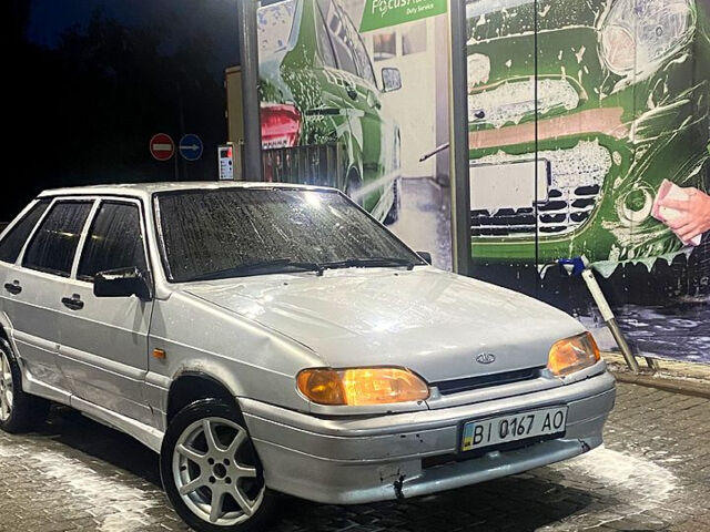Серый ВАЗ 2114 Самара, объемом двигателя 1.6 л и пробегом 200 тыс. км за 1400 $, фото 1 на Automoto.ua