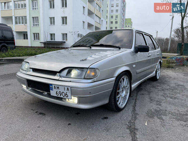 Серый ВАЗ 2114 Самара, объемом двигателя 1.6 л и пробегом 99 тыс. км за 4000 $, фото 1 на Automoto.ua