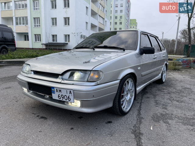 Серый ВАЗ 2114 Самара, объемом двигателя 1.6 л и пробегом 99 тыс. км за 3999 $, фото 1 на Automoto.ua